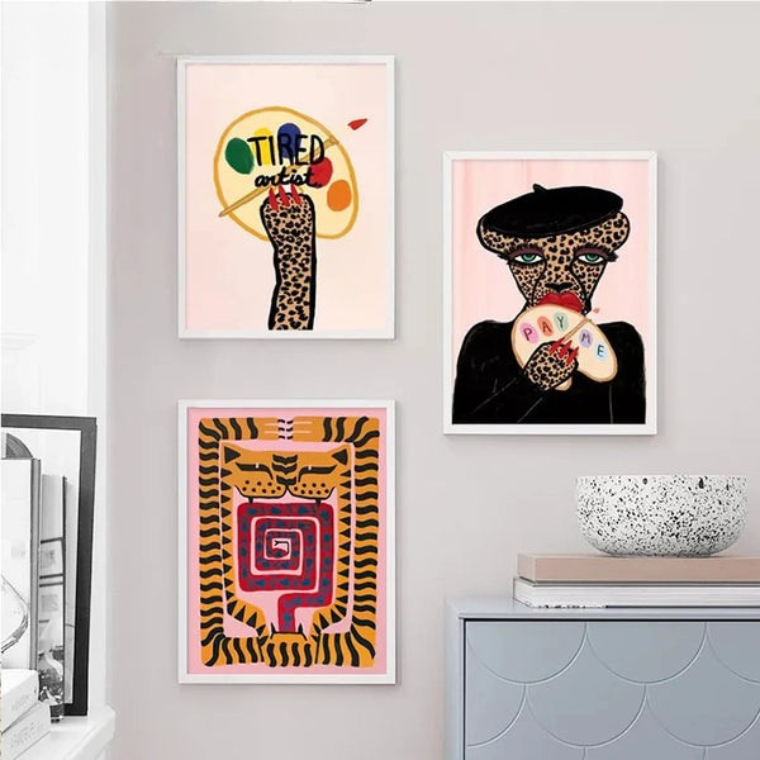 Ancient Egypt Big Cats Collection - Canvas & Curio