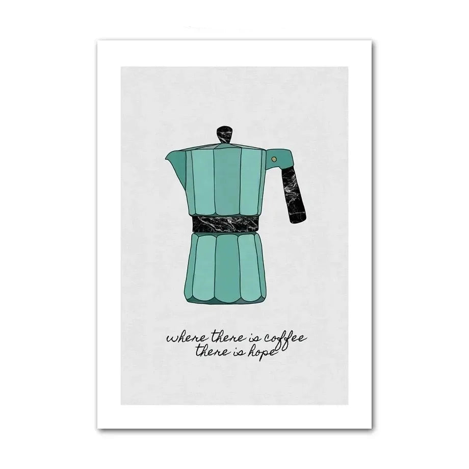 Coffeehouse Appliance Art Collection - Canvas & Curio