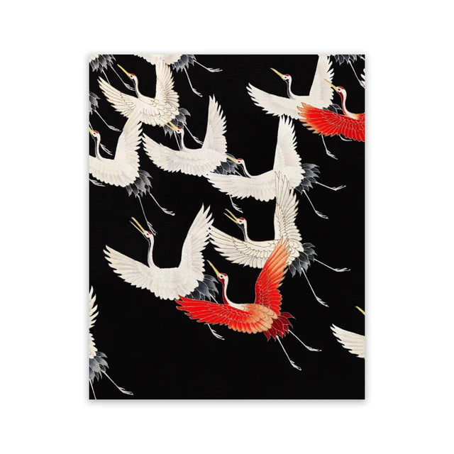 Golden Crane & Sun Collection - Canvas & Curio