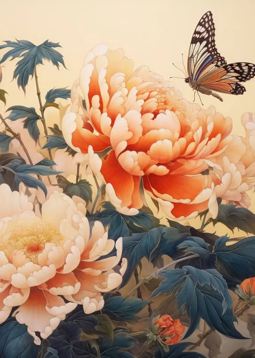 Chinese Peony Collection - Canvas & Curio