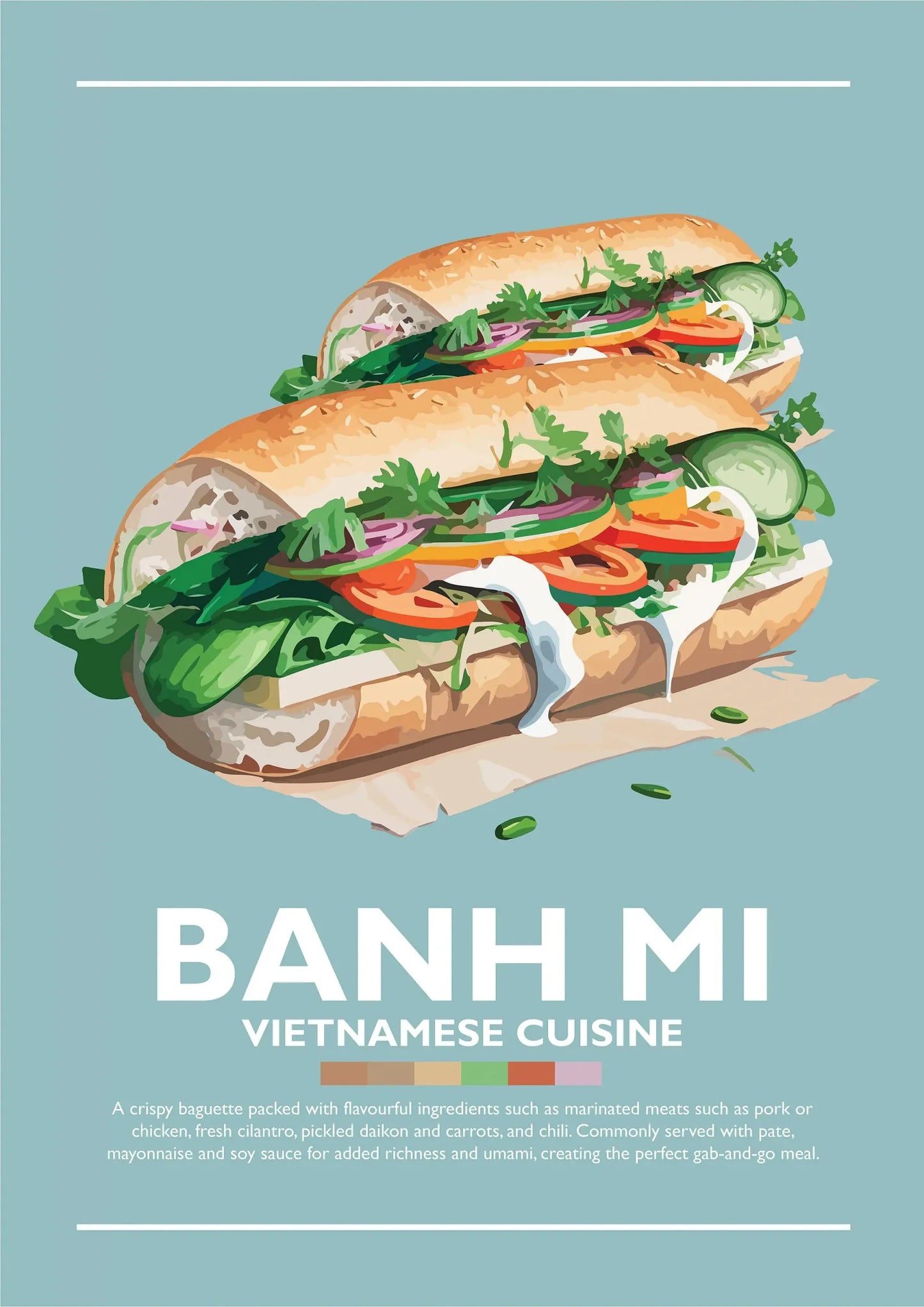 Vietnamese Cuisine Art Collection - Canvas & Curio