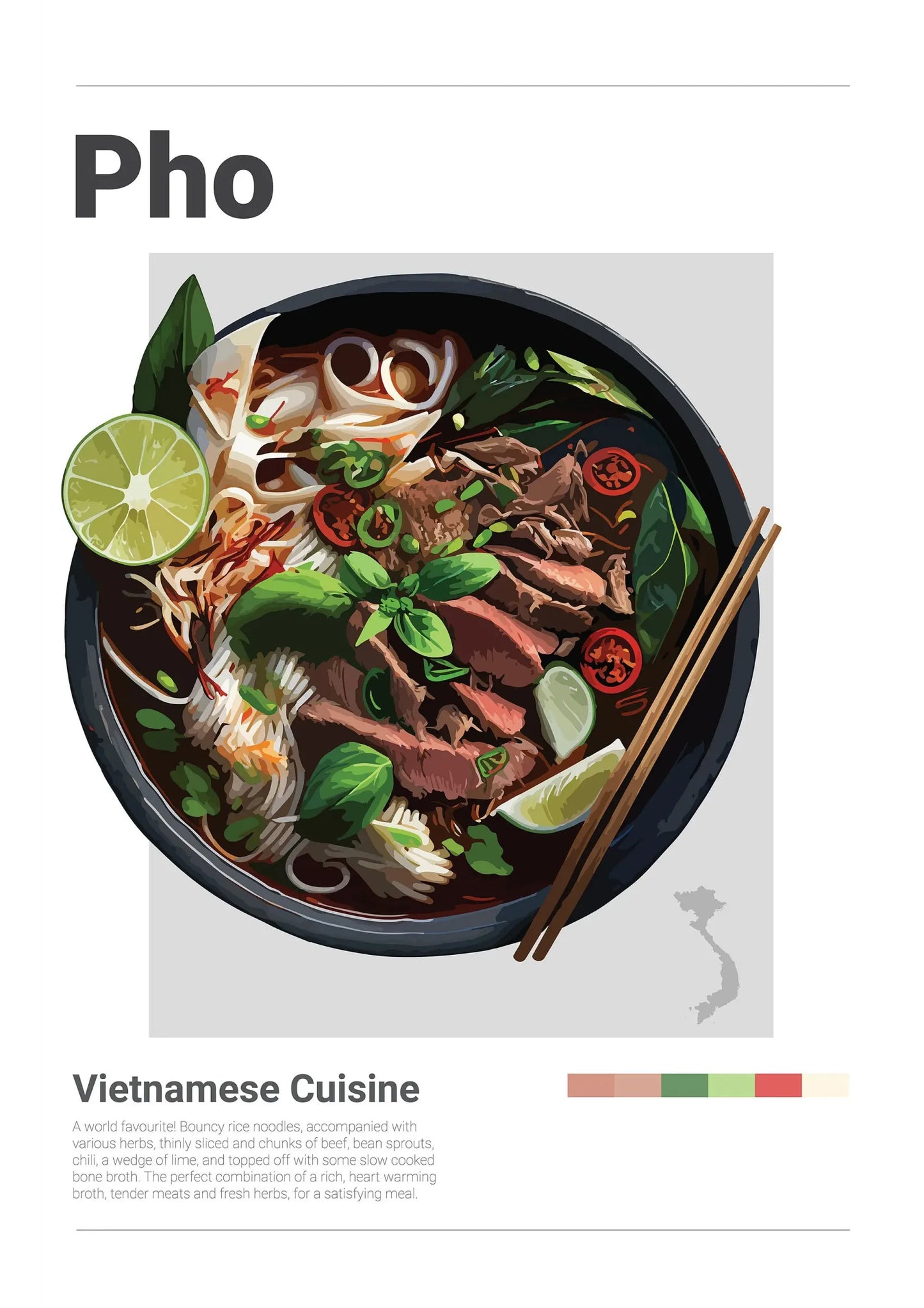 Vietnamese Cuisine Art Collection - Canvas & Curio