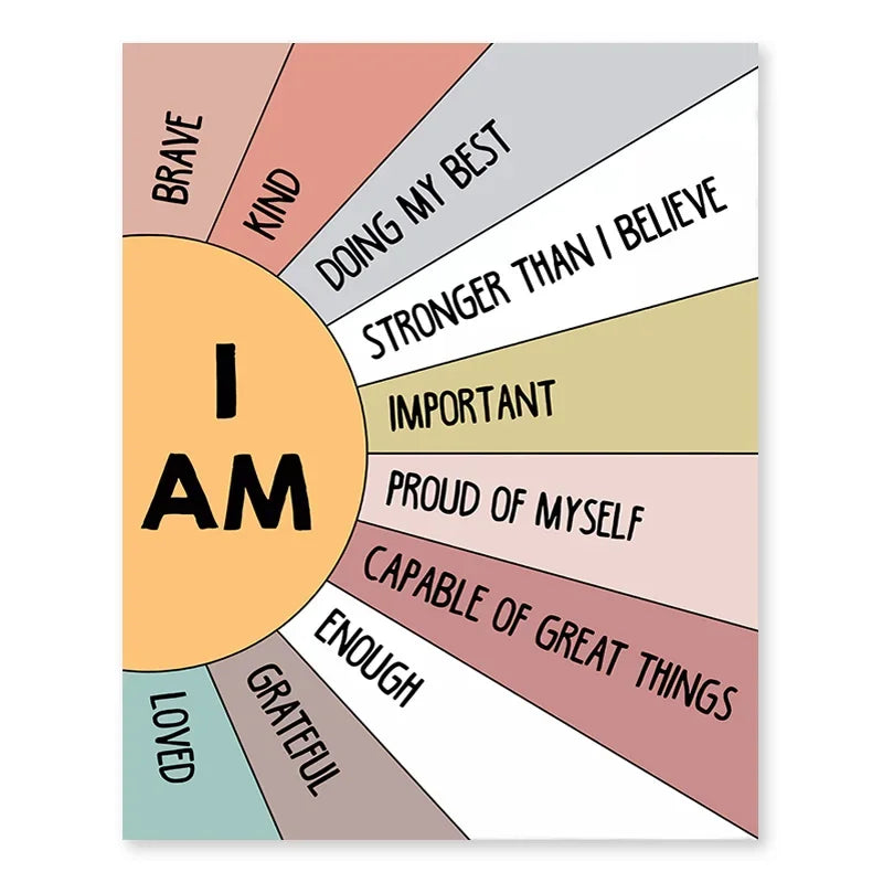Positive Affirmation Art Collection - Canvas & Curio