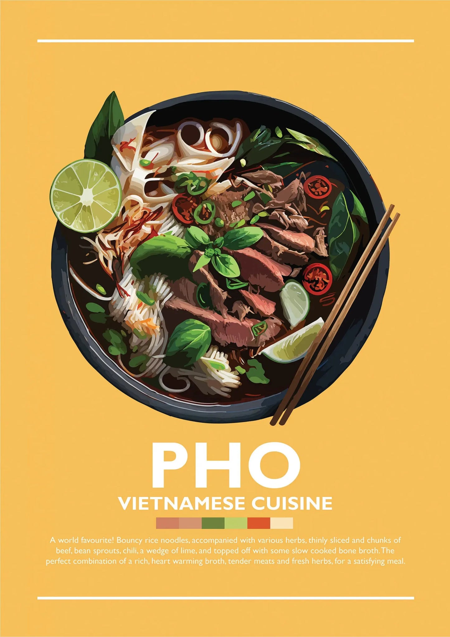 Vietnamese Cuisine Art Collection - Canvas & Curio