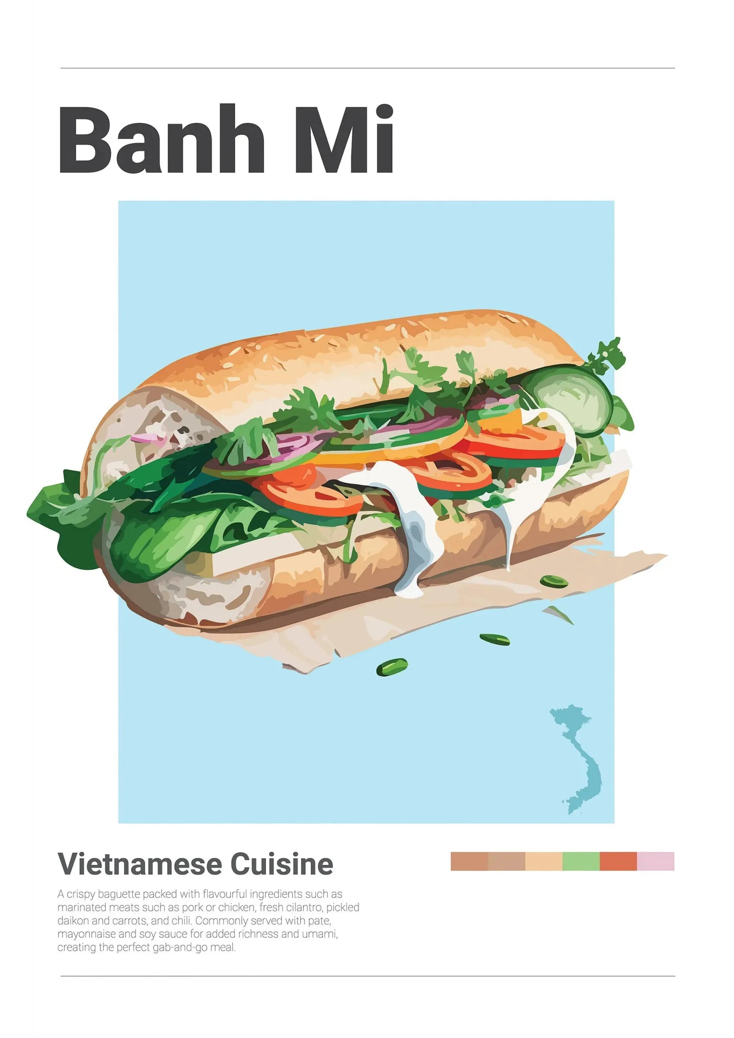 Vietnamese Cuisine Art Collection - Canvas & Curio