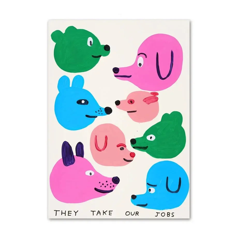 David Shrigley: Animal Whimsy Collection - Canvas & Curio