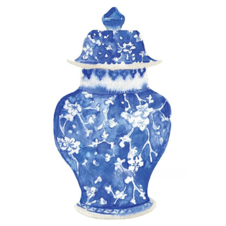 Blue & White Porcelain Vase Collection - Canvas & Curio