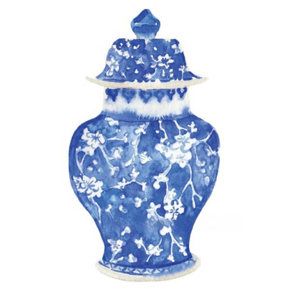 Blue & White Porcelain Vase Collection - Canvas & Curio