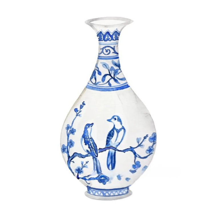 Blue & White Porcelain Vase Collection - Canvas & Curio