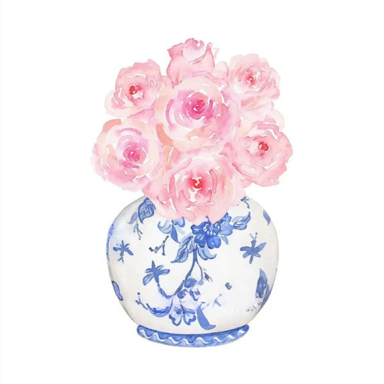 Blue & White Porcelain Vase Collection - Canvas & Curio