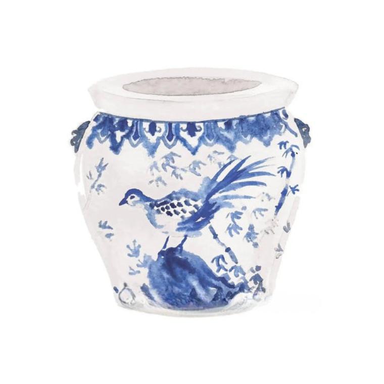 Blue & White Porcelain Vase Collection - Canvas & Curio