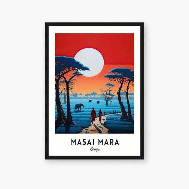 Explore Africa Wall Art Collection VIII - Canvas & Curio