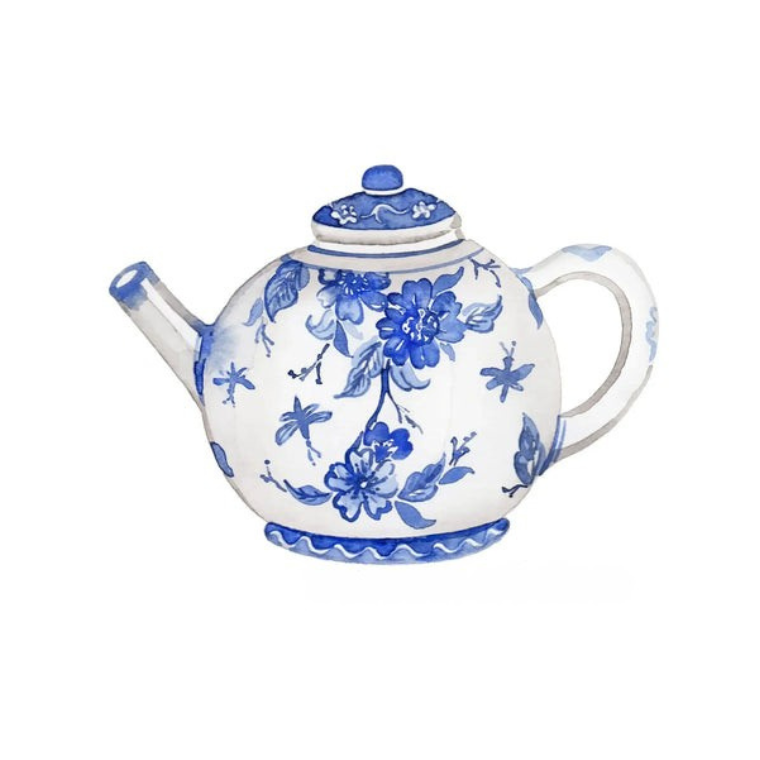 Blue & White Porcelain Vase Collection - Canvas & Curio