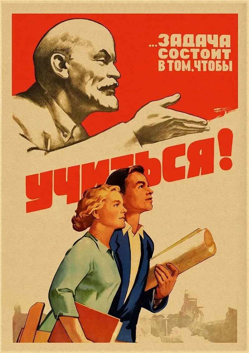Soviet Era Portraits Collection - Canvas & Curio