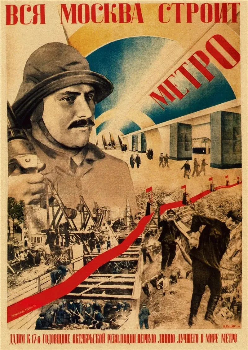 Soviet Era Portraits Collection II - Canvas & Curio
