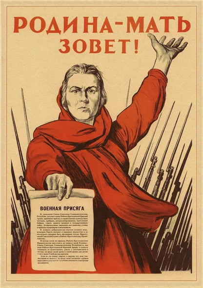 Soviet Era Portraits Collection - Canvas & Curio