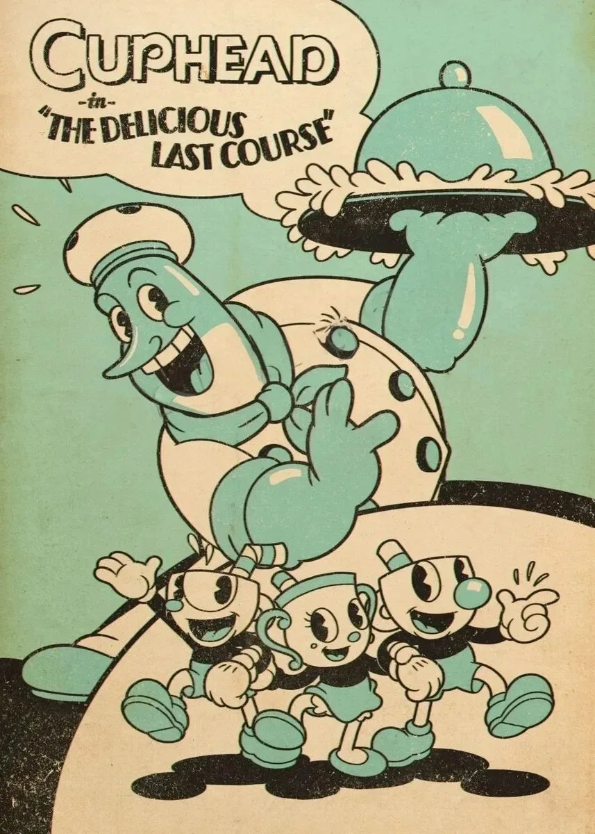 Cuphead Gaming Art Collection - Canvas & Curio