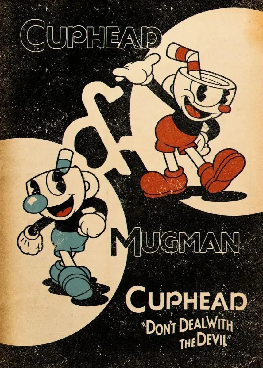 Cuphead Gaming Art Collection II - Canvas & Curio