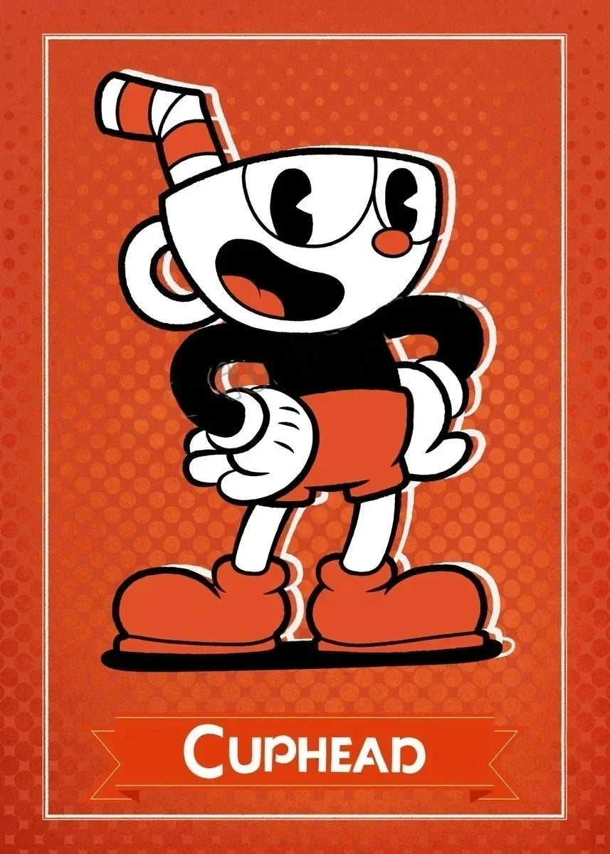 Cuphead Gaming Art Collection - Canvas & Curio