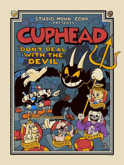 Cuphead Gaming Art Collection II - Canvas & Curio