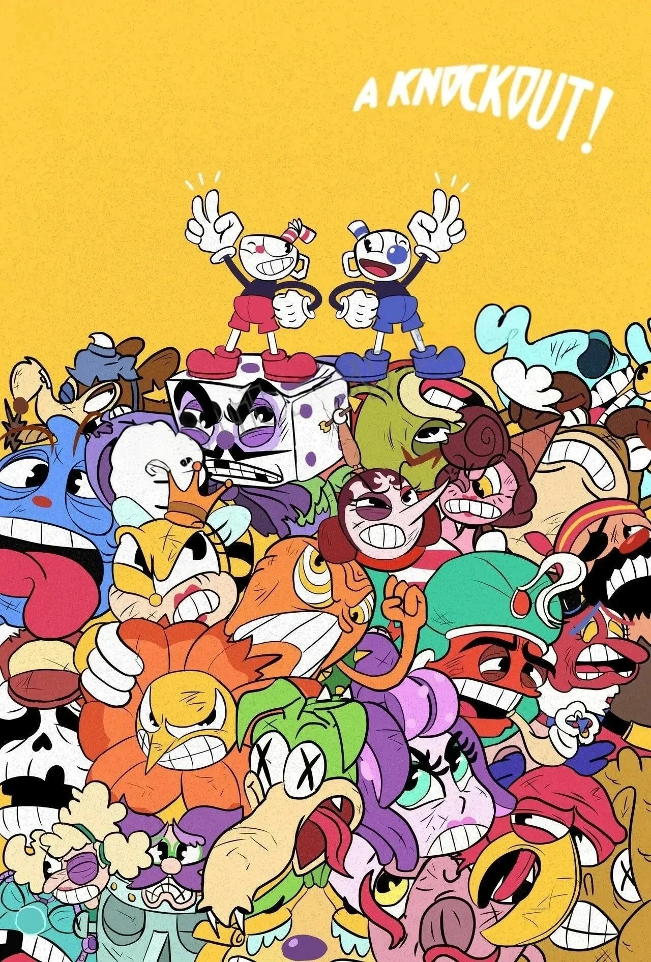 Cuphead Gaming Art Collection - Canvas & Curio
