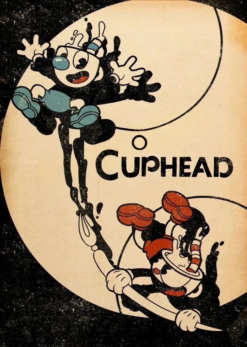 Cuphead Gaming Art Collection - Canvas & Curio