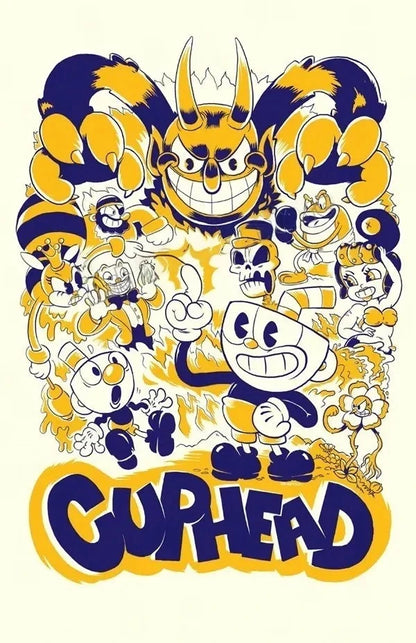 Cuphead Gaming Art Collection II - Canvas & Curio