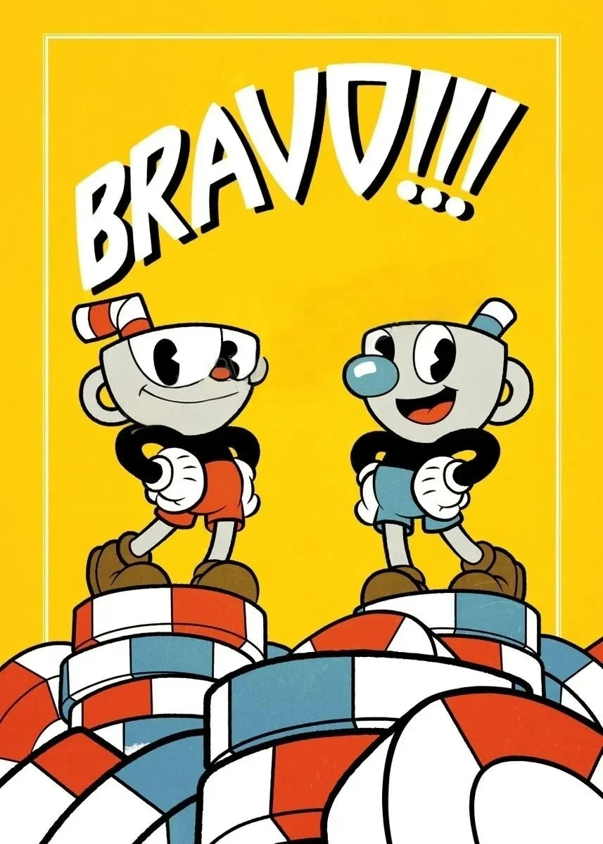 Cuphead Gaming Art Collection - Canvas & Curio