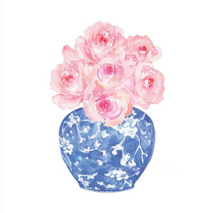 Blue & White Porcelain Vase Collection - Canvas & Curio