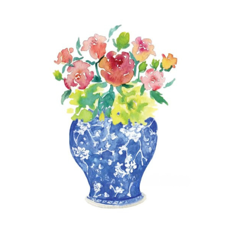 Blue & White Porcelain Vase Collection - Canvas & Curio