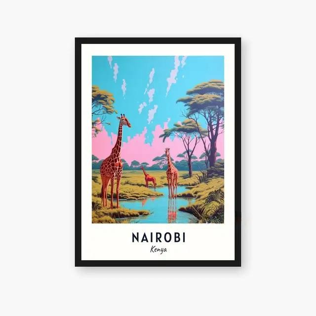 Explore Africa Wall Art Collection VIII - Canvas & Curio