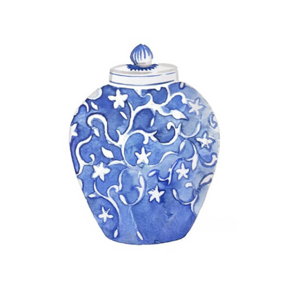 Blue & White Porcelain Vase Collection - Canvas & Curio
