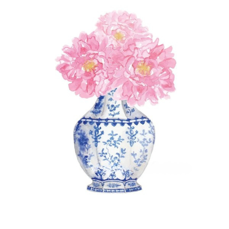 Blue & White Porcelain Vase Collection - Canvas & Curio