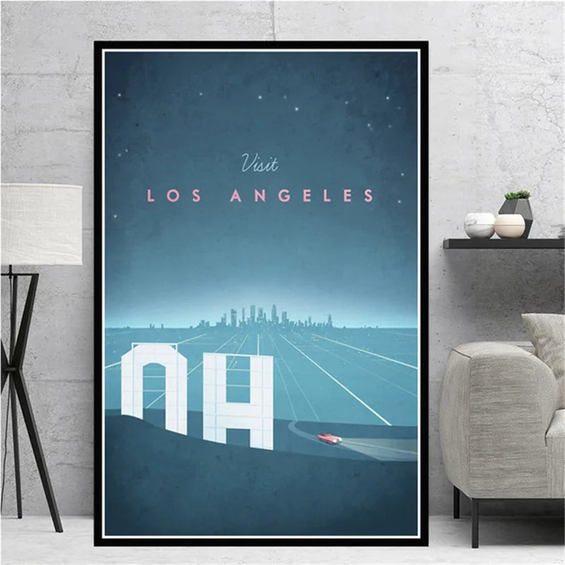 Minimalist Travel Posters Collection - Canvas & Curio