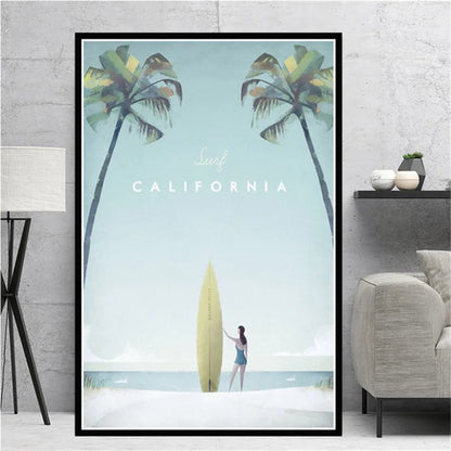 Minimalist Travel Posters Collection - Canvas & Curio