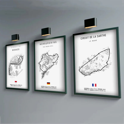 Formula 1 Track Circuit Collection - Canvas & Curio