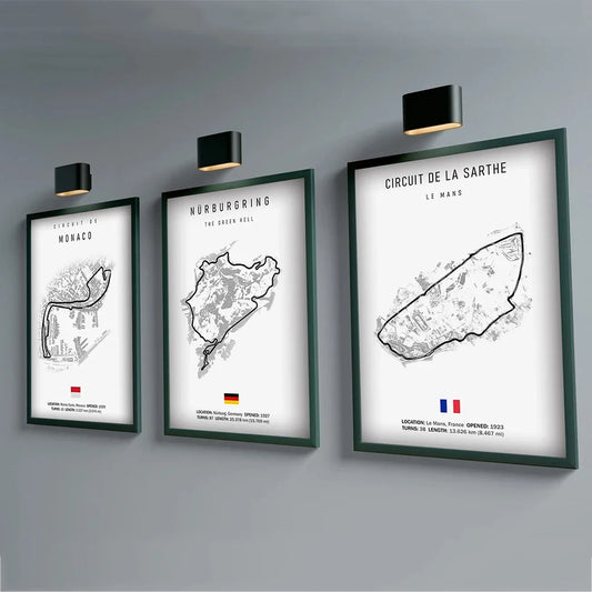 Formula 1 Track Circuit Collection - Canvas & Curio