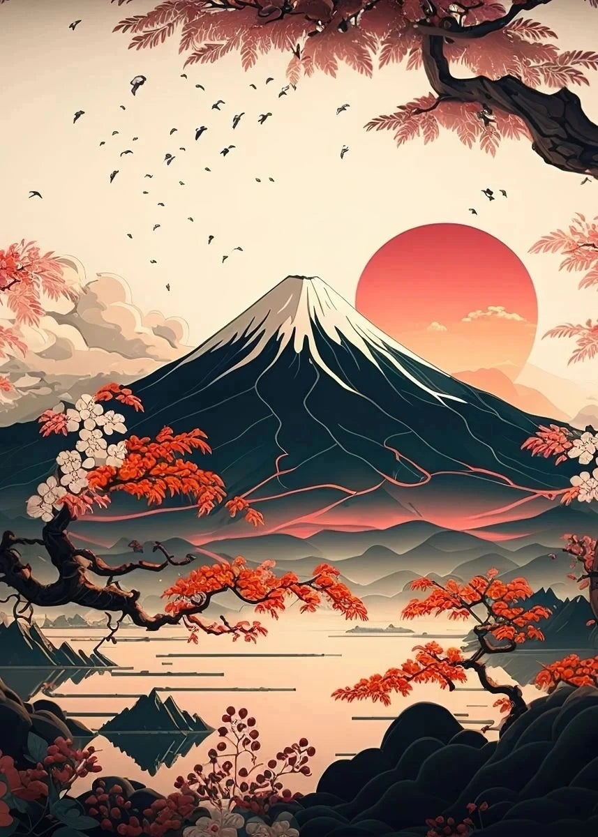 Sakura & Fuji Art Collection - Canvas & Curio