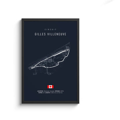 Formula 1 Track Circuit Collection - Canvas & Curio