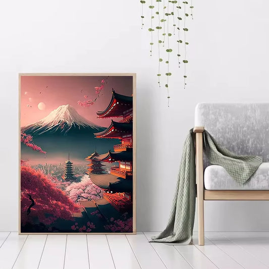 Sakura & Fuji Art Collection - Canvas & Curio