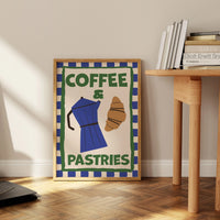 Coffee & Pastry Delight (Blue)