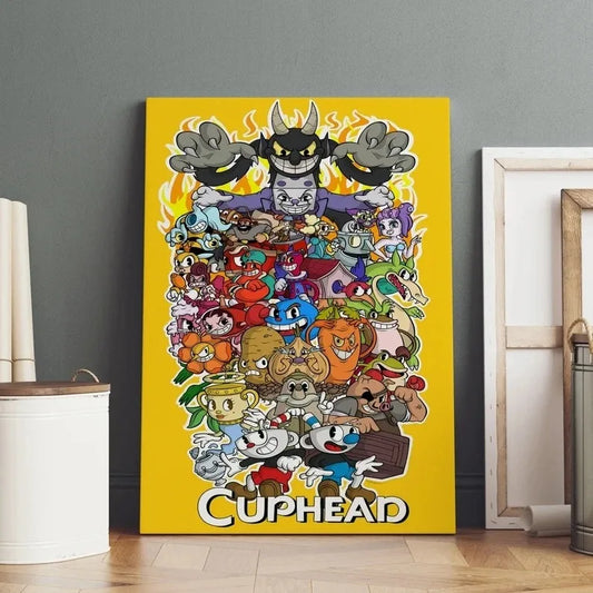 Cuphead Gaming Art Collection - Canvas & Curio