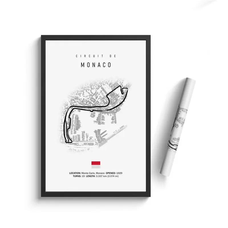 Formula 1 Track Circuit Collection II - Canvas & Curio