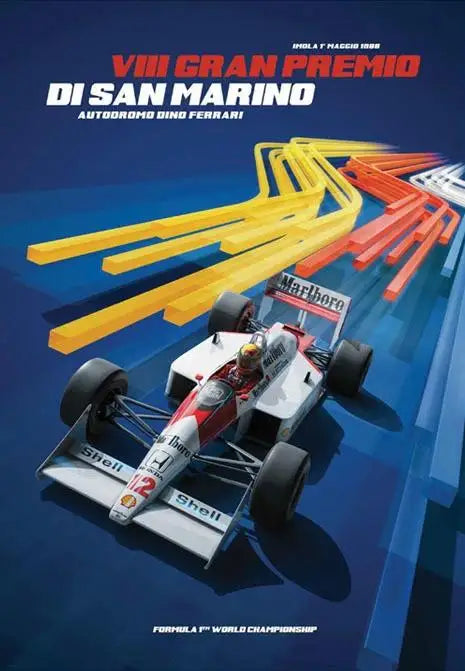 Ayrton Senna Racing Collection - Canvas & Curio