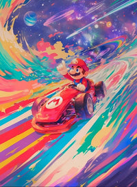 Cosmic Drift – Mario Racing Through Space