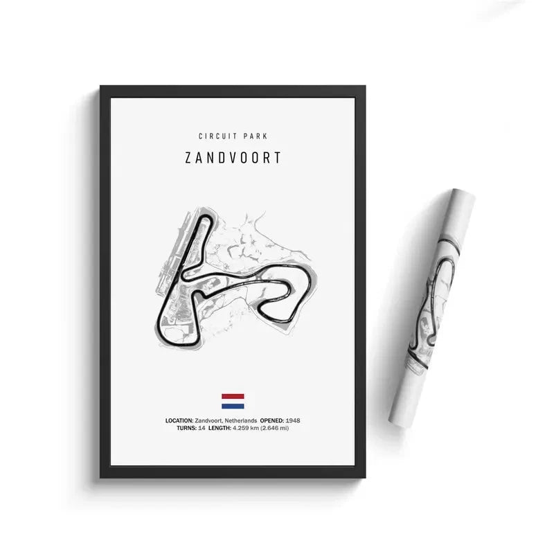 Formula 1 Track Circuit Collection III - Canvas & Curio