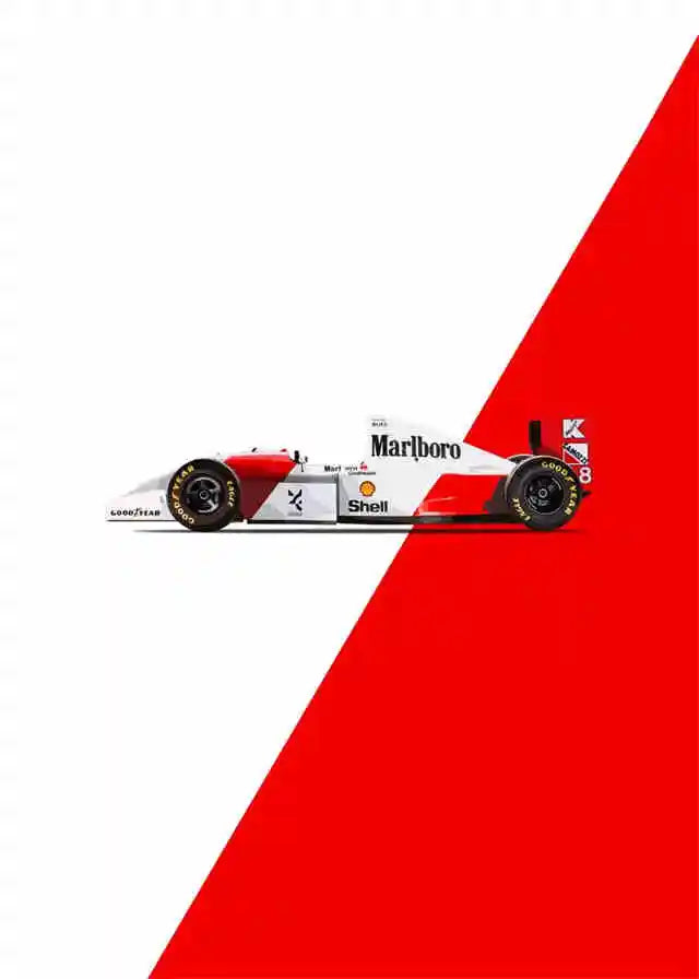 Pop F1 Aesthetic Vintage Cars Collection II - Canvas & Curio