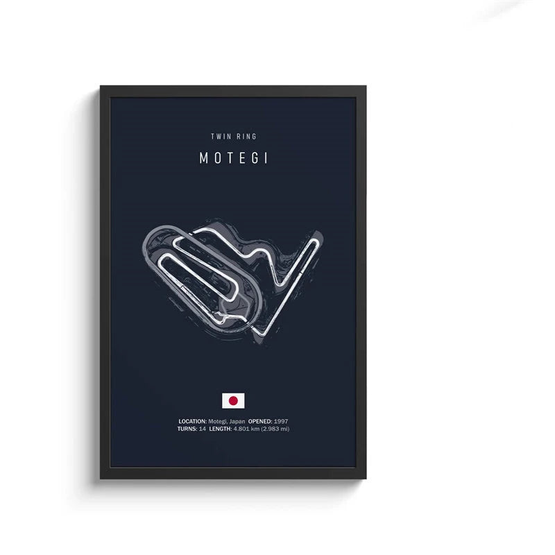 Formula 1 Track Circuit Collection II - Canvas & Curio