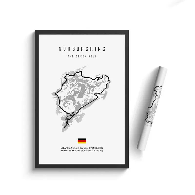 Formula 1 Track Circuit Collection II - Canvas & Curio