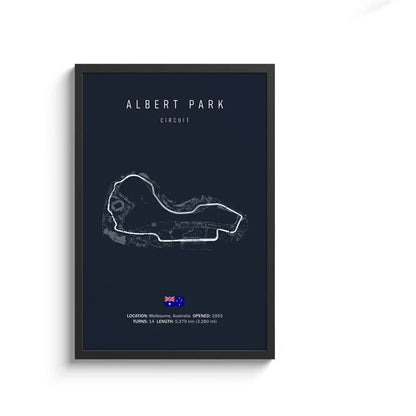 Formula 1 Track Circuit Collection - Canvas & Curio